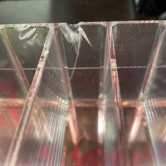 DAMAGED SORBUS ACRYLIC ROSE GOLD MAKEUP PALETTE ORGANIZER - Picture 6 of 8